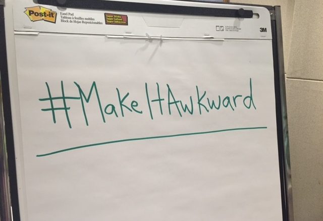 edmonton starts an anti-racial campaign to “make it awkward”