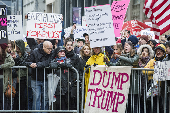 anti trump rally toronto