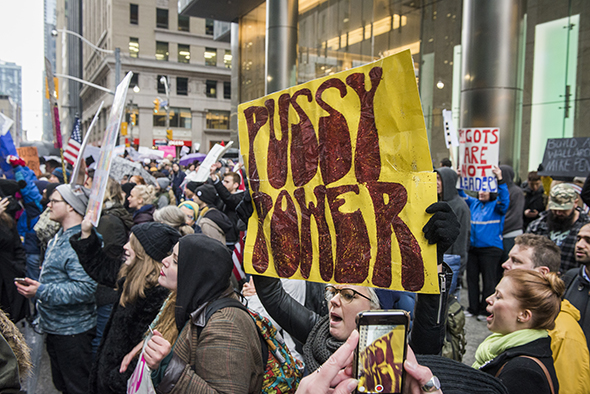 anti trump rally toronto