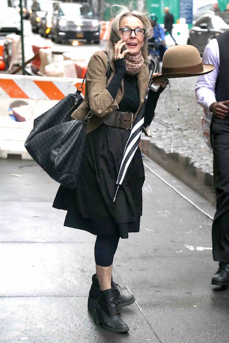 diane keaton doesn’t mind dressing like a nun