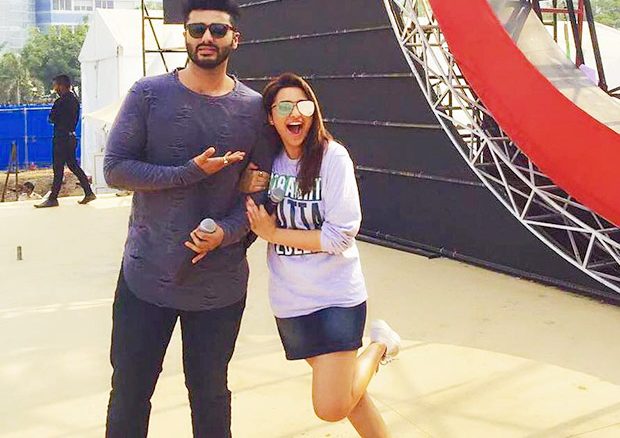 parineeti chopra meets her biggest fan arjun kapoor