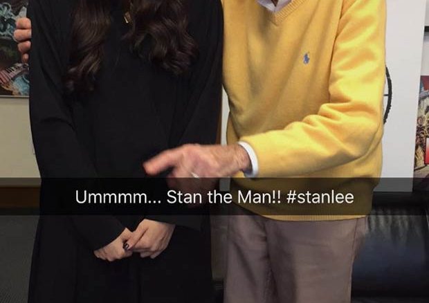 sonam kapoor meets marvel comics’ creator stan lee