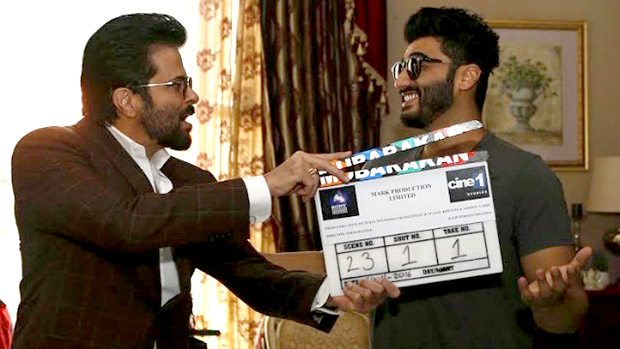 Watch Anil Kapoor joins Arjun for the mahurat of Mubarakan