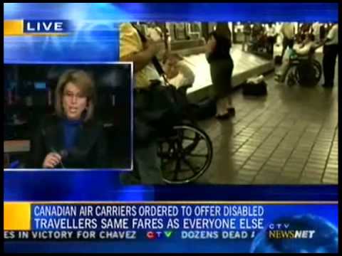Canadian Airlines Told To Allow Free Attendant Fare