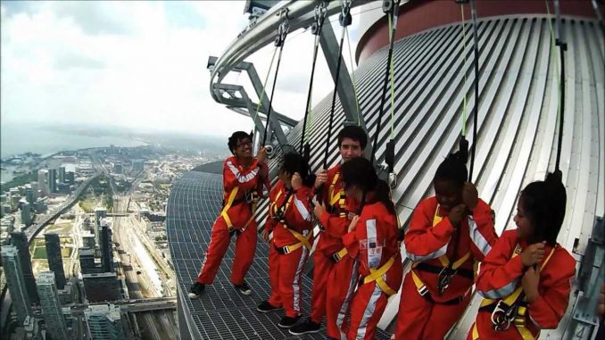 CN Tower Edge walk are you crazy?