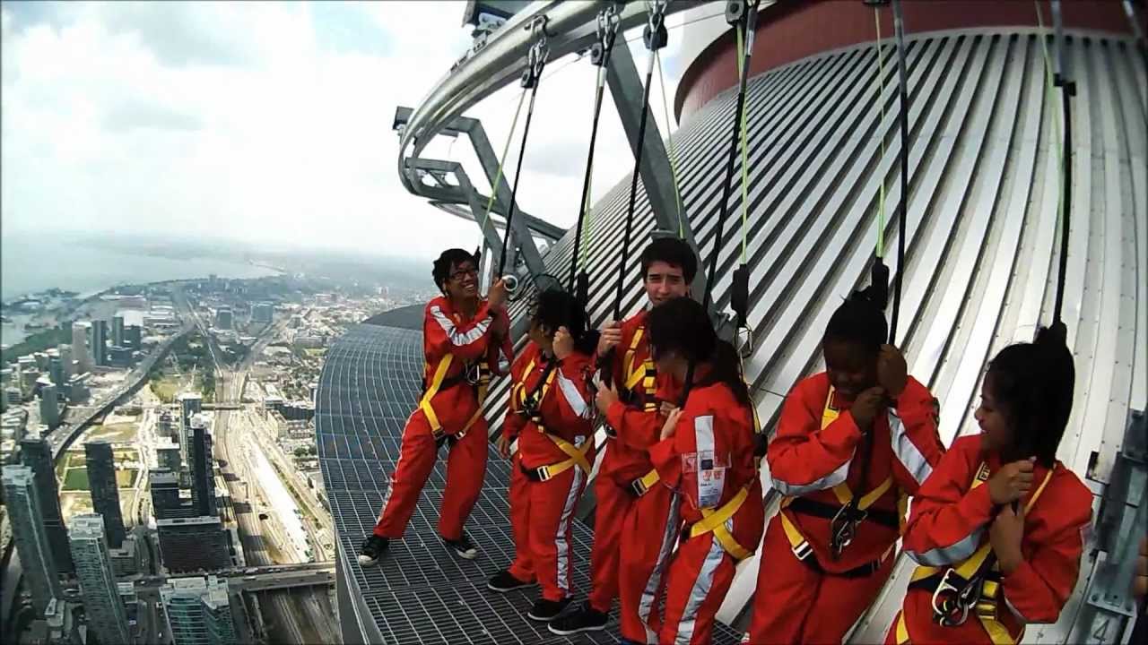 CN Tower Edge walk are you crazy?