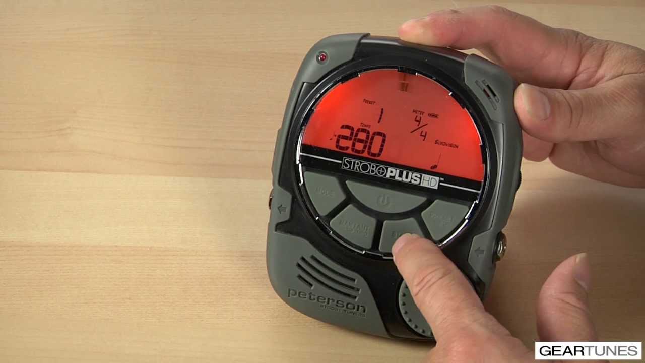 Peterson SP-1 StroboPlus HD Programmable Strobe Tuner