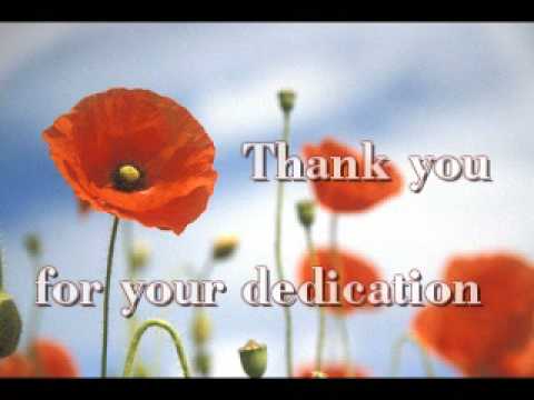 Remembrance Day, Lest We Forget