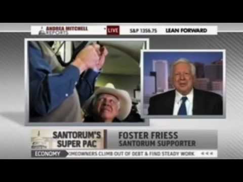 Rick Santorum’s Near-Billionaire Friends Rick Santorum’s Near-Billionaire Friends