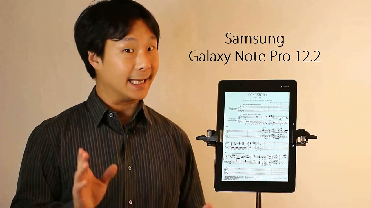 Samsung Galaxy Note Pro 12.2 A Better Full Sheet Music Reader