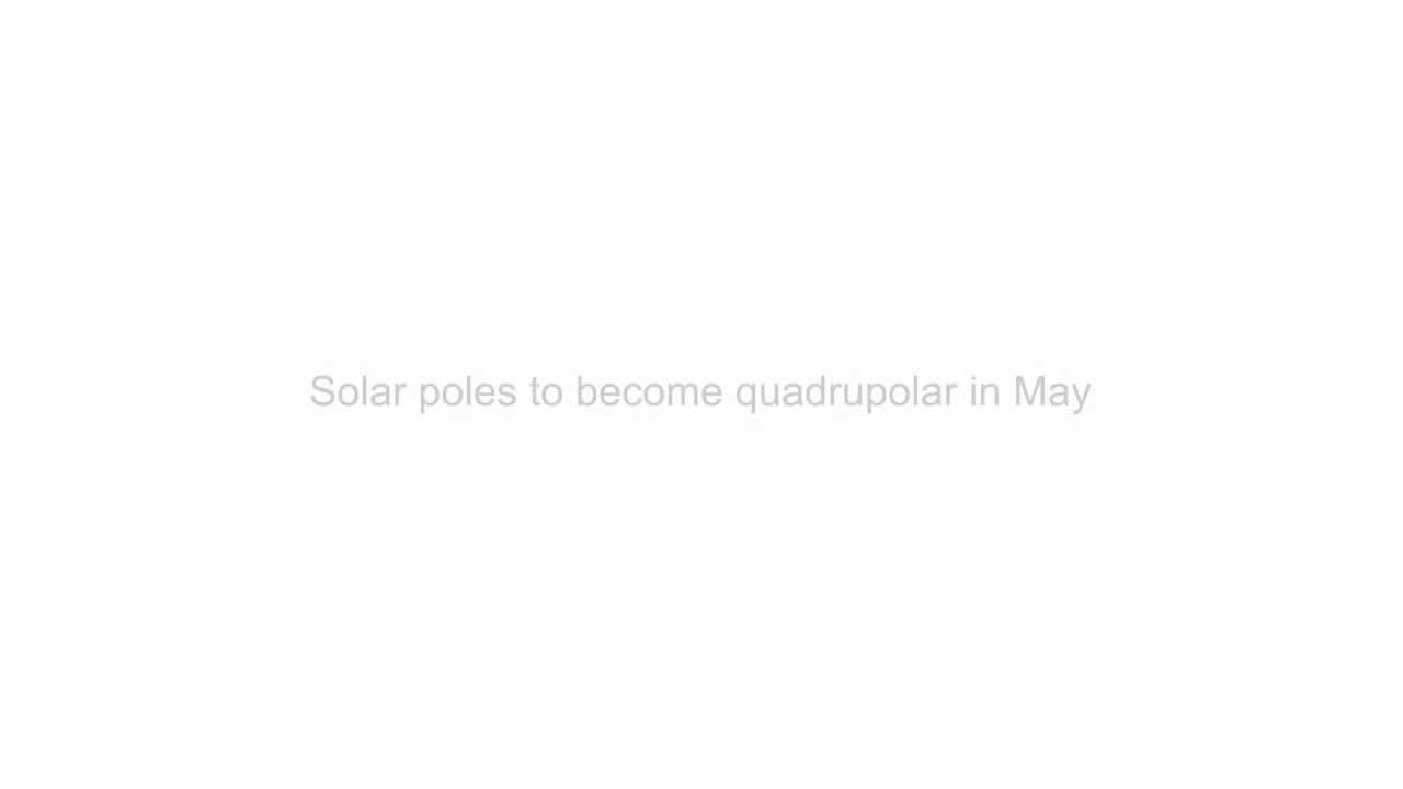 Solar poles to flip next month 1 year early