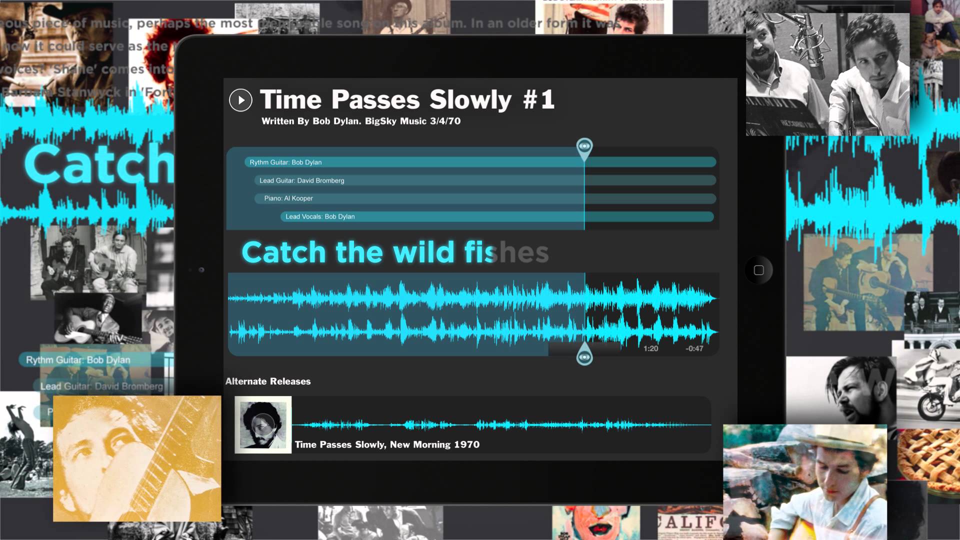 There’s an app for Bob Dylan Bootlegs