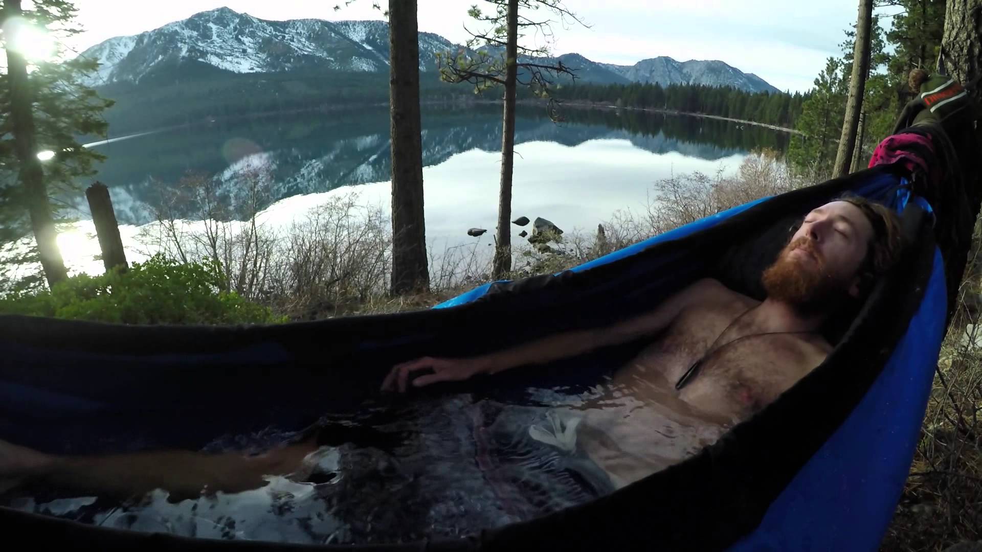 Whoa, This Portable Hammock Doubles As A Hot Tub