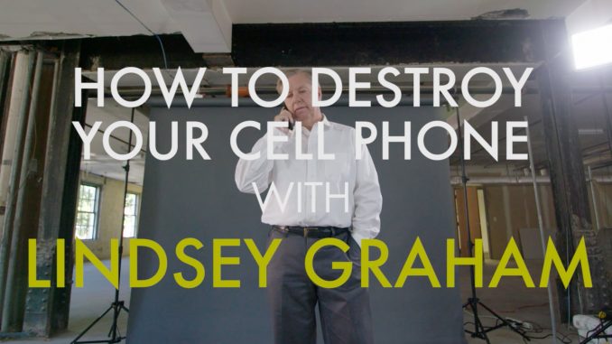 Why Does Lindsay Graham Hate Cell Phones?