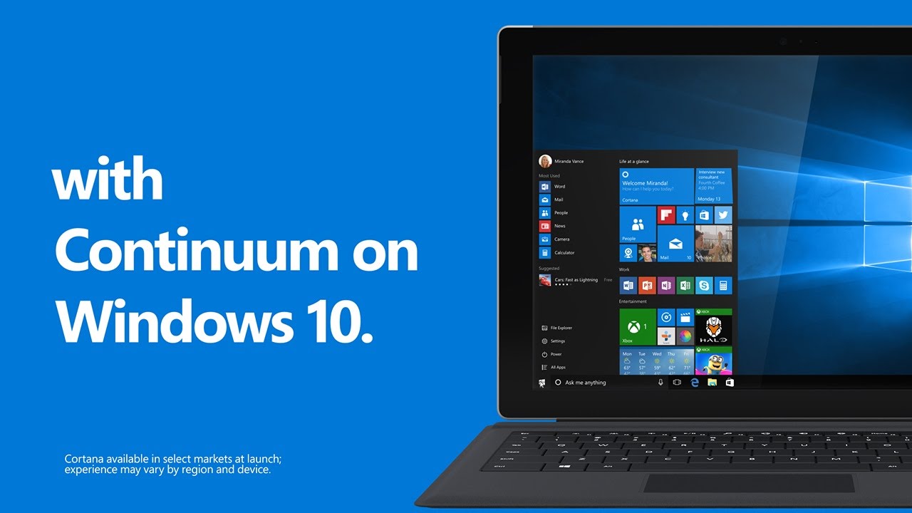 Windows 10 Blurs The Difference Between PC’s Tablets and Smartphones