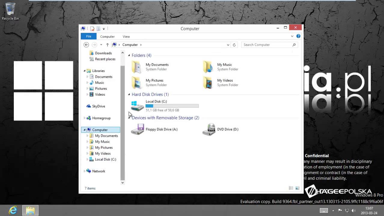 Windows 8 Blue leaks to the internet from Poland