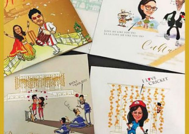 yuvraj singh and hazel keech’s wedding card