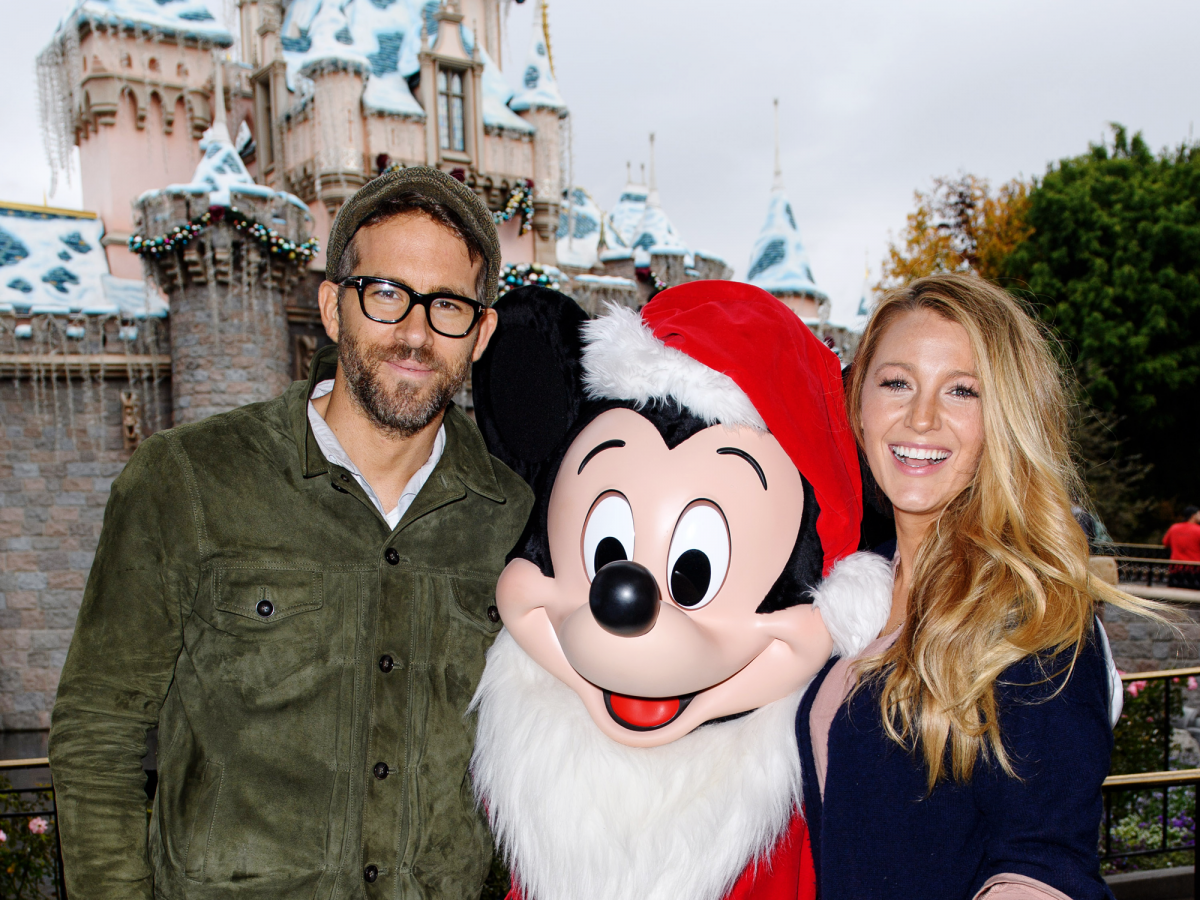blake lively & ryan reynolds celebrate a family milestone with mickey mouse