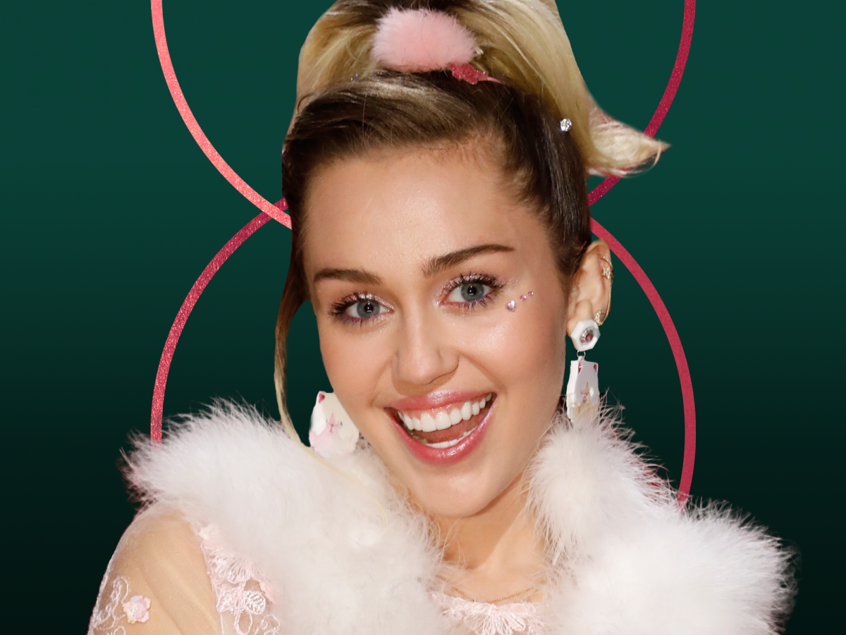 miley cyrus just made weed super-festive