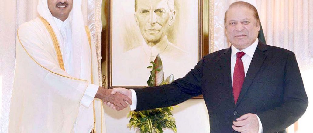 qatari delegation, incl. controversial prince jassim, arrives in lahore