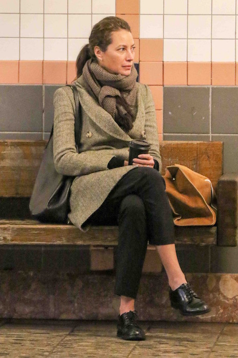 christy turlington: supermodel on the subway