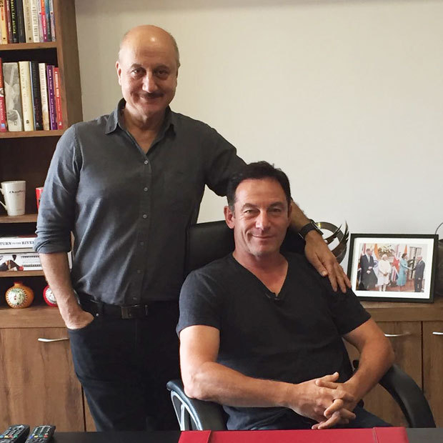 Anupam Kher hangs out with Harry Potter star Jason Isaacs