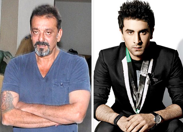 sanjay dutt’s surprise visit on the sets of his biopic starring ranbir kapoor