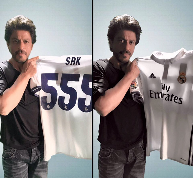 Shah Rukh Khan thanked Real Madrid CF for their gift