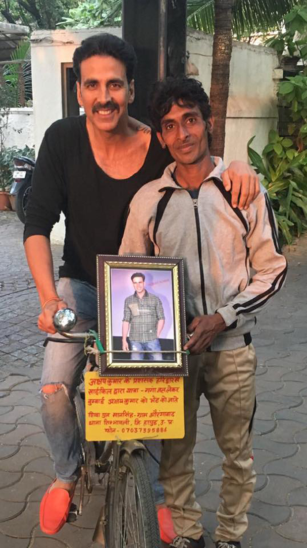 this fan of akshay kumar does an unexpected gesture to meet the star