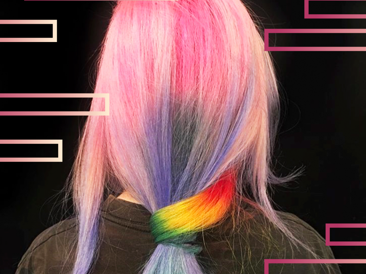 this “rainbow corner blocks” hair trend