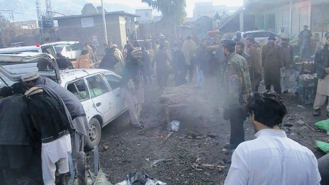 parachinar-blast bomb shatters crowded market in pakistan’s tribal region parachinar