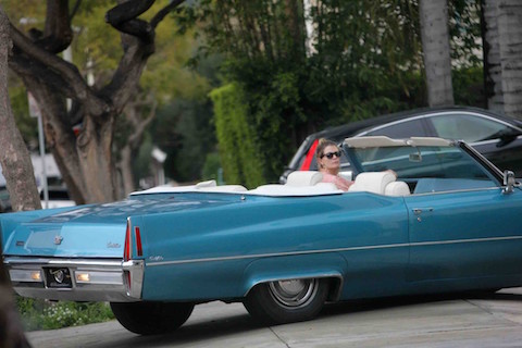 mischa barton: nothing cheers me up like a caddy convertible!