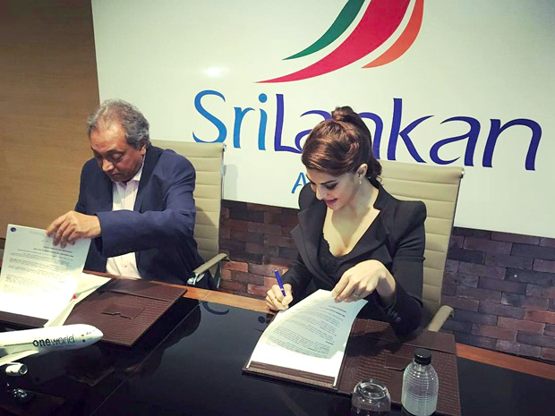 jacqueline fernandez becomes the face of sri lankan airlines