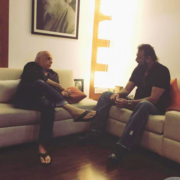 mahesh bhatt and sanjay dutt in an intense conversation