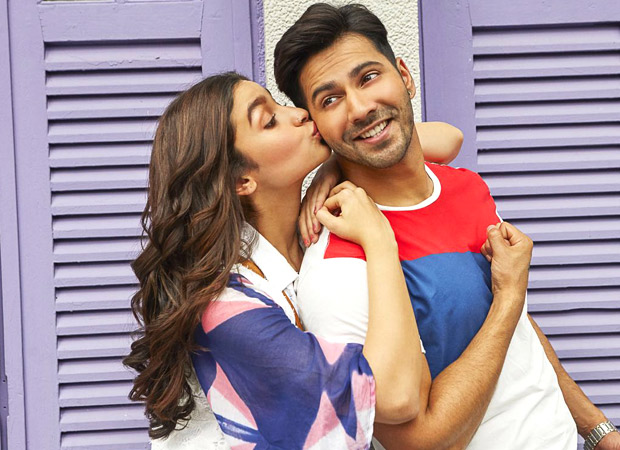 varun dhawan and alia bhatt present ‘tamma tamma’ song to sanjay dutt and madhuri dixit