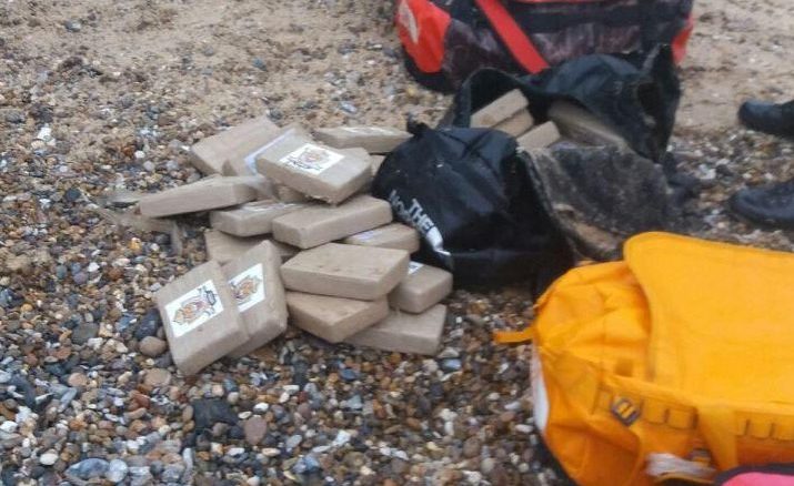 cocaine worth £50-million surfaces at norfolk beach