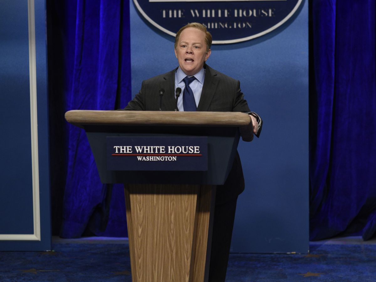 sean spicer reacts to melissa mccarthy’s saturday night live takedown