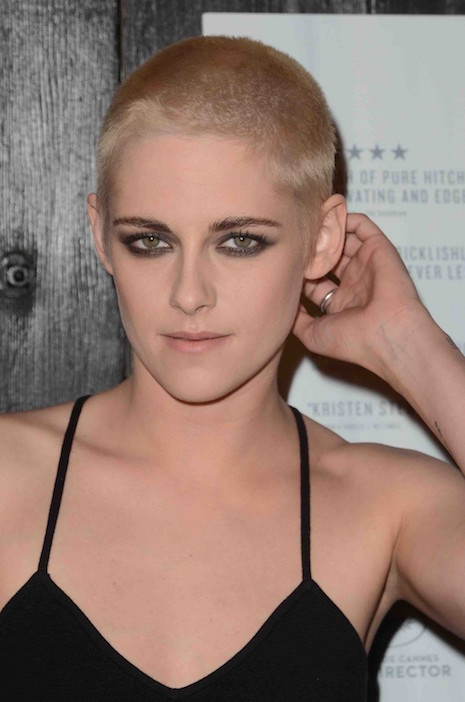 kristen stewart to trump: “here’s my new buzz cut and dude, i’m so gay!”