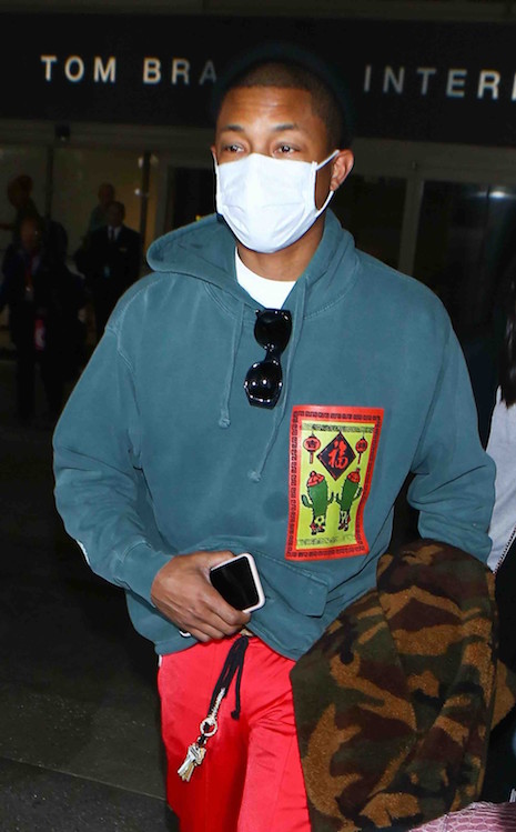 pharrell williams: the surgical mask mystery is solved!