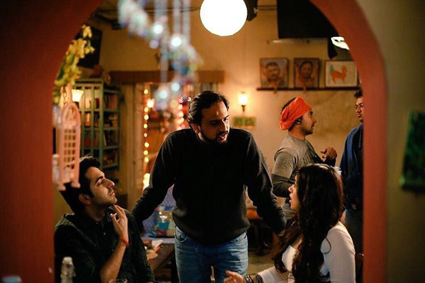 Ayushmann Khurana and Bhumi Pednekar on the sets of Shubh Mangal Saavdhan