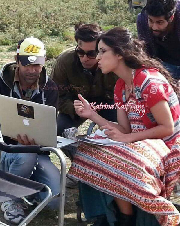 Check out Ranbir Kapoor and Katrina Kaif engrossed in work on the sets of Jagga Jasoos