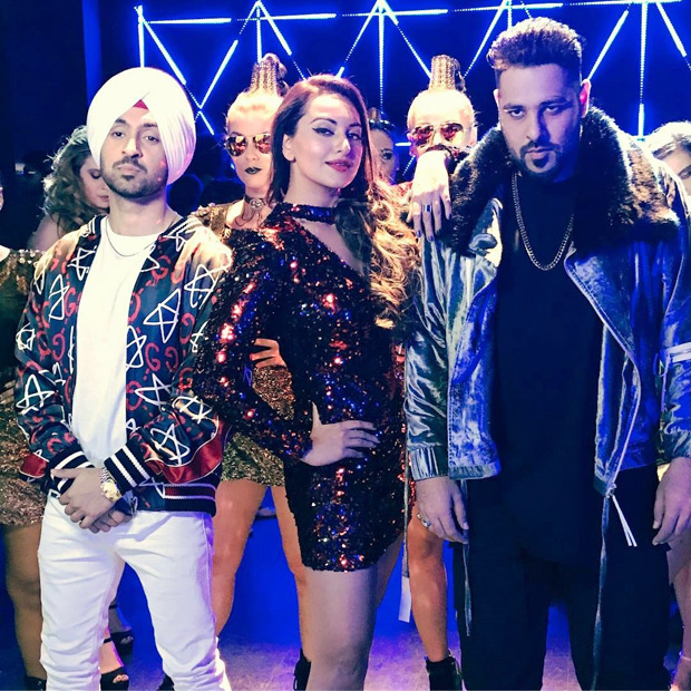 Check out Sonakshi Sinha shoots a song 'MYL' for Noor with Diljit Dosanjh and Badshah-1