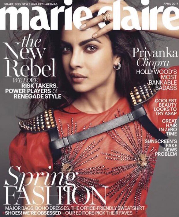 Priyanka Chopra On the covers of Marie Claire