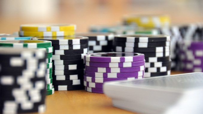 gambling Play, Card Game, Poker, Poker Chips, Chips, Cards