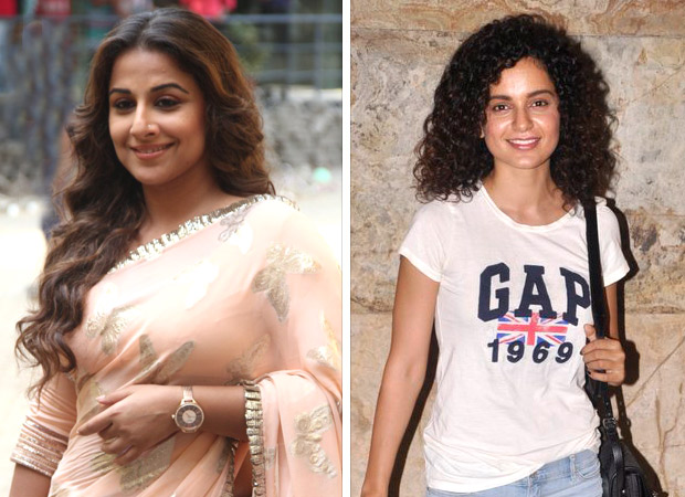 Here’s why Vidya Balan claims she is similar to Kangna Ranaut