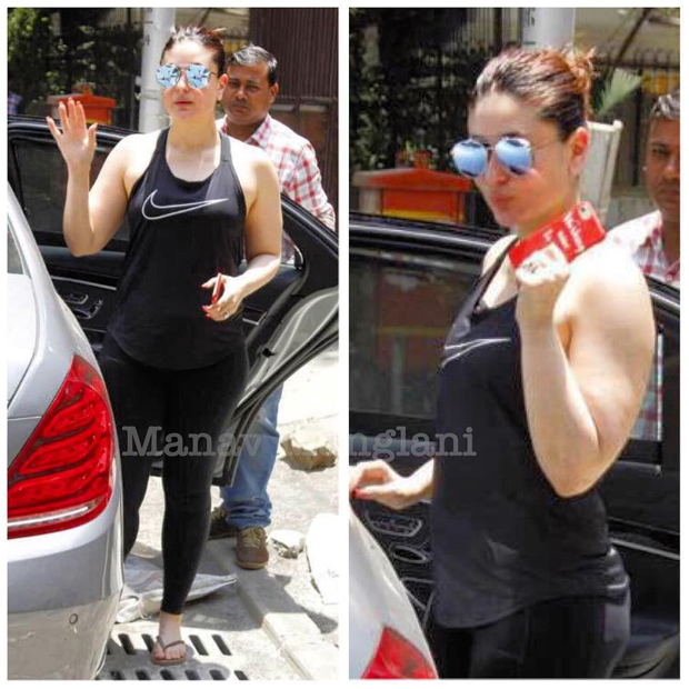 Kareena Kapoor Khan is sweating it out in the gym to get back in shape