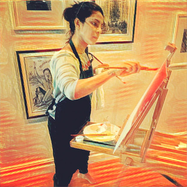 Priyanka Chopra’s weekend was pretty artistic