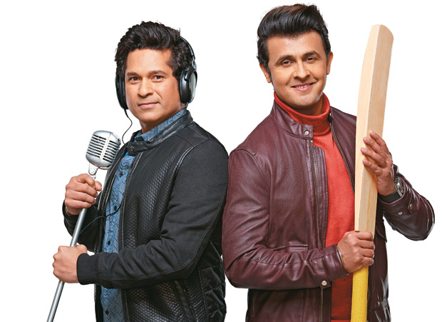 Sachin Tendulkar sings alongwith Sonu Nigam for a music video to promote his app ‘100 MB’
