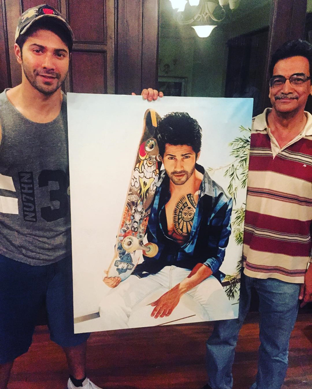 Varun Dhawan’s fan gifts him lifelike painting