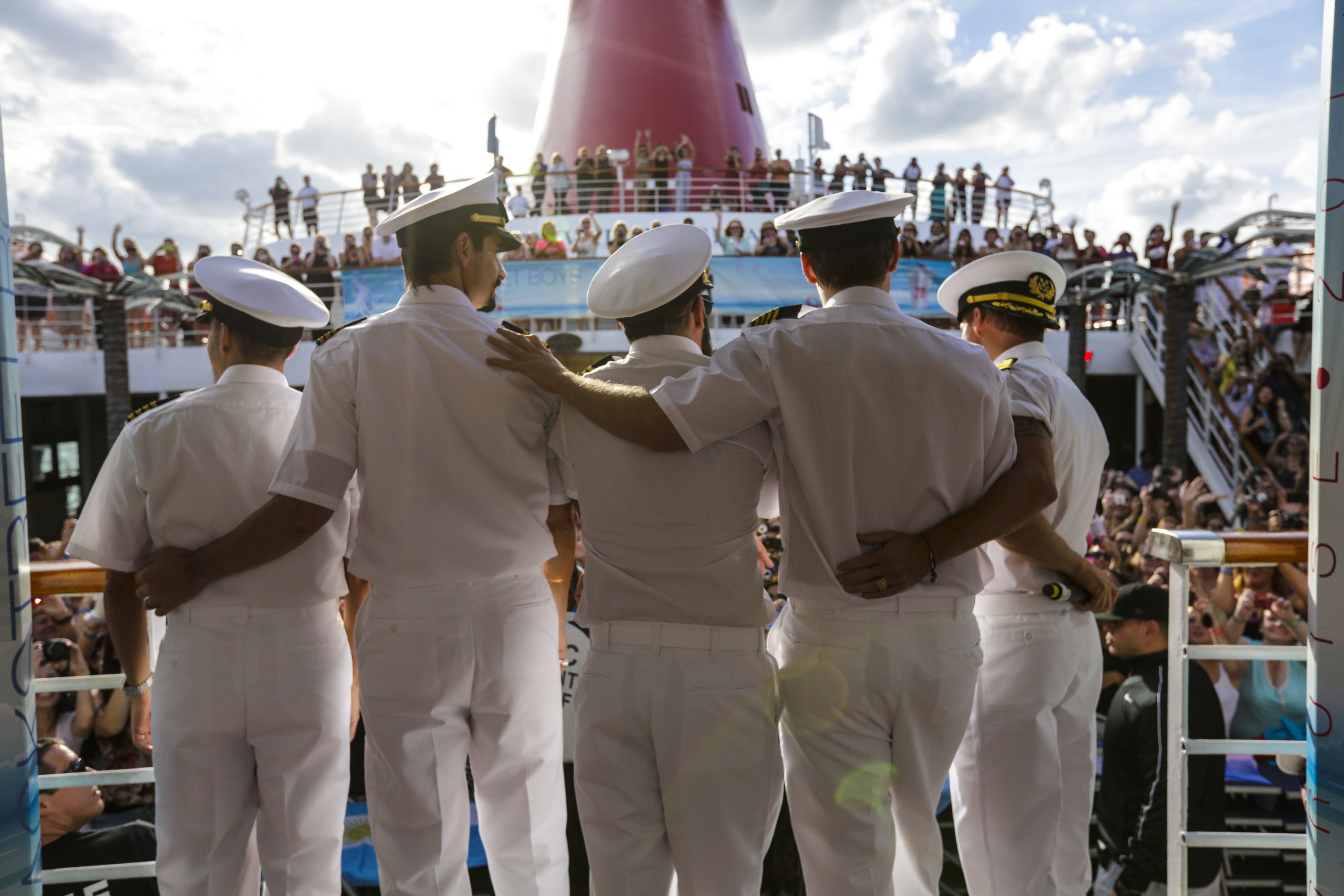 the backstreet boys want to party with you in the middle of the ocean